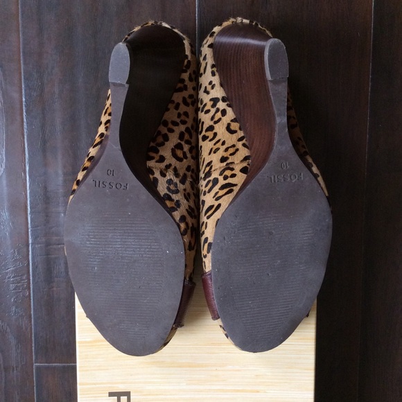 🐆 Fossil ‘Maddox’ Calf Hair Leopard Pumps 🐆 - Picture 8 of 8